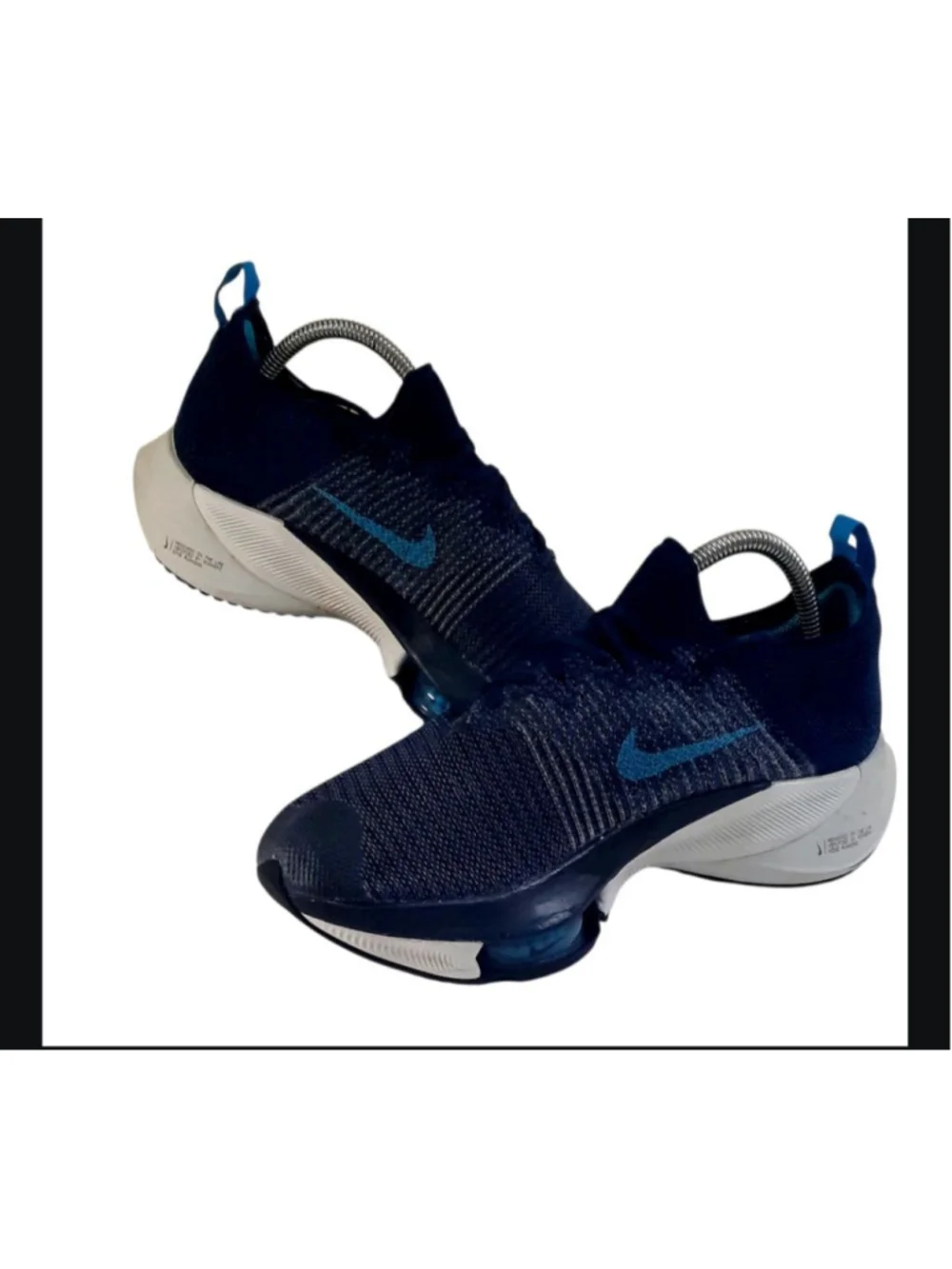 Nike Air Zoom Tempo Next% Flyknit Men's Running Shoes Blue CI9923-401 Sz 8